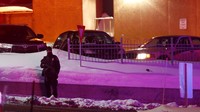 Pada Juni 2016 lalu, potongan kepala babi ditinggalkan di depan pintu kompleks Quebec City Islamic Cultural Center. REUTERS/Mathieu Belanger.