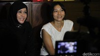 Duo Maia ditemui di kediaman Maia Estianty, Pejaten, Jakarta Selatan, Jumat (27/1/2017). Pool/Ismail/detikFoto.