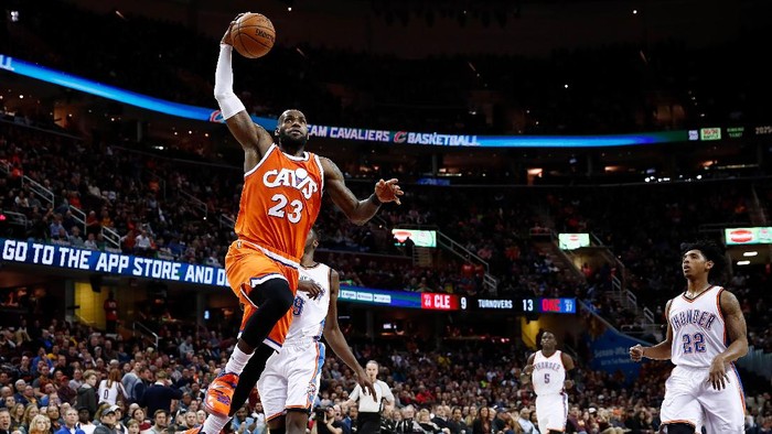 James Bikin Torehan Spesial dalam Kemenangan Cavs atas Thunder