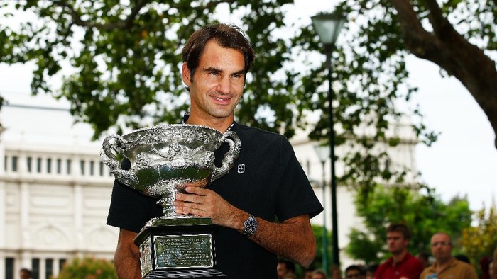 Rapalan Mantra yang Mengantarkan Federer Juara Australia Terbuka 2017