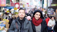 Baru-baru ini Tyas dan kekasihnya berlibur ke Jepang. Dok. Instagram/tyasmirasih