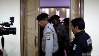 Sidang lanjutan kasus dugaan penistaan agama mendapat penjagaan dari aparat kepolisian. Pool/Seto Wardhana/detikFoto.