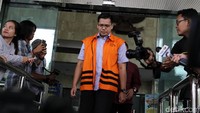 Adami Okta diperiksa sebagai saksi atas kasus dugaan suap pengadaan satelit monitoring di Bakamla tahun anggaran 2016.