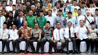 Polri menggelar acara silaturahmi dengan beberapa organisasi kemasyarakatan (Ormas) Islam, di Auditorium PTIK, Kebayoran Baru, Jakarta Selatan, Selasa (31/01/2017).