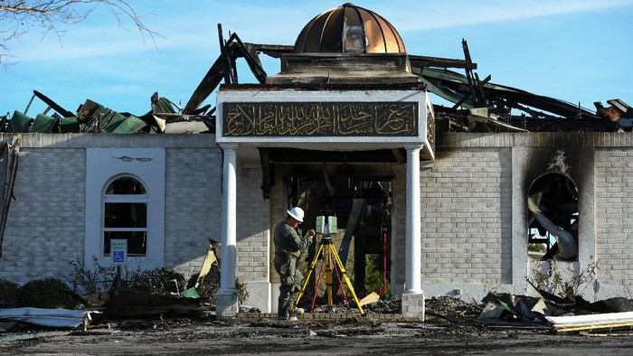 Rp 12 M Terkumpul untuk Bangun Kembali Masjid Texas yang Terbakar
