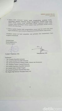 Keluarga Firza Tak Mau Tanggapi Somasi Tommy Soeharto 