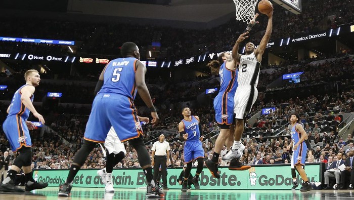 Leonard Pimpin Spurs Redam Thunder