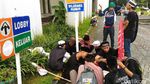 Massa FPI Mulai Berkumpul di Masjid Al-Azhar