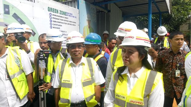 Sumarsono mengatakan area balap sepeda selesai Juni 2018.