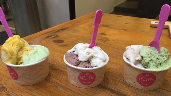 Nyamm! Lembut Manis Gelato Rasa Teh Botol Ada di Sini