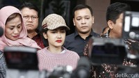Namun hal tersebut dibatalkan karena beberapa saksi termasuk Nikita Mirzani tak datang. Pool/Ismail/detikFoto.