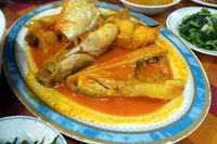 Sajian utama yang jadi primadona, Pindang Patin (Wahyu/detikTravel)