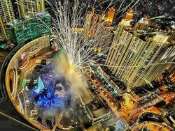 Kemilau Jakarta Kala Petang