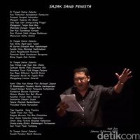 Fadli Zon membacakan Sajak Sang Penista