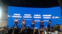 Lorenzo datang ke Indonesia ditemani Direktur Sport Ducati Paolo Ciabatti dan juga perwakilan Shell. Foto: Khairul Imam Ghozali