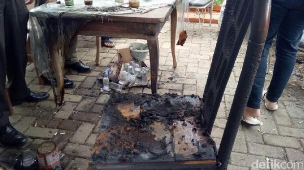 Ini Penampakan Pos FPI di Pasar Rebo yang Dilempar Molotov