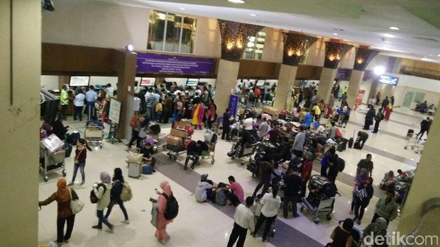 Suasana Bandara Adi Soemarmo Solo, Kamis 2 Februari 2017