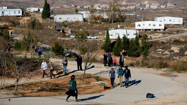 Permukiman Amona di Tepi Barat sebelum digusur