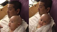 Lucunya Seraphine saat dipangku sang ayah. Dok. Instagram/yaswildblood