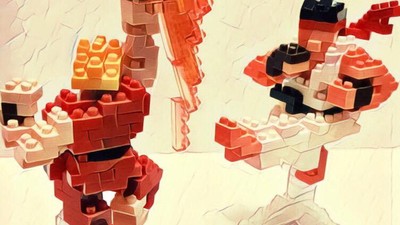 Adu Jotos Street Fighter vs Dragon Ball Versi Nanoblock