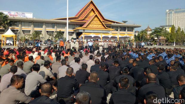 Apel Siaga Karhutla di Riau.