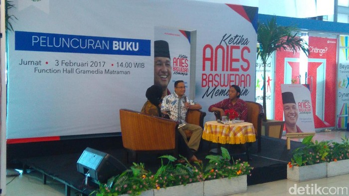 Anies Hadiri Peluncuran Buku soal Pengalaman Kepemimpinannya