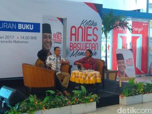 Anies Hadiri Peluncuran Buku soal Pengalaman Kepemimpinannya