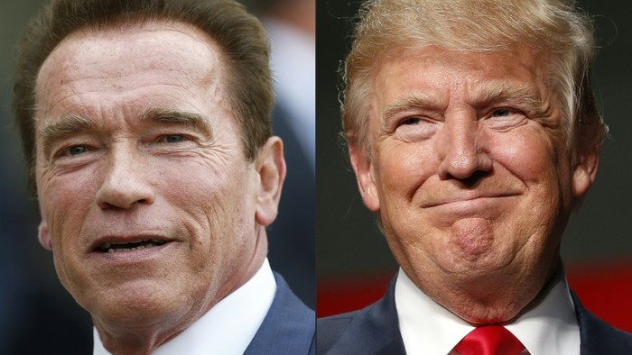 Giliran Presiden Trump Bertengkar dengan Arnold Schwarzenegger