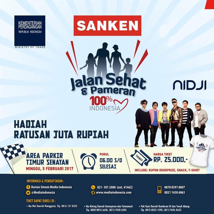 Ikuti Jalan Sehat dan Pameran Sanken, Raih Hadiah Ratusan Juta