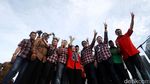 Senyum Semringah Ahok dan Djarot di #KonserGue2