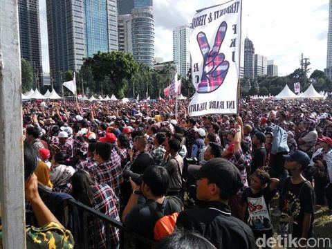  Pendukung Ahok-Djarot di #KonserGue2, Sabtu (4/2/2017)