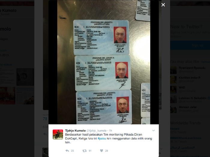 Geram Hoax KTP Ganda, Dukcapil DKI: Itu Memfitnah Kita