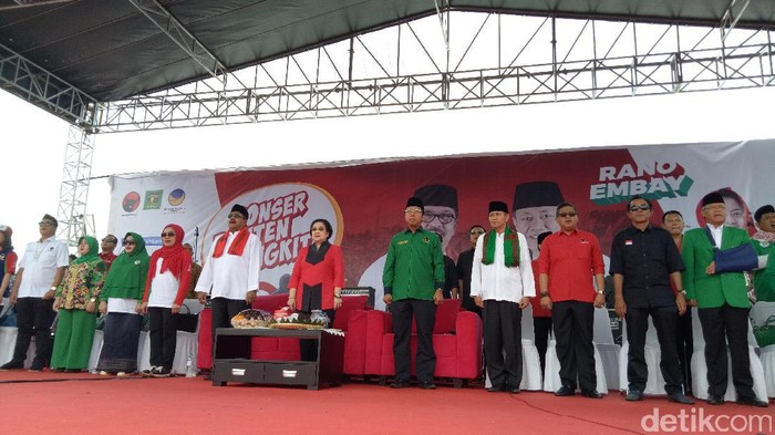 Megawati Turun Gunung, Ikut Kampanye Akbar Rano-Embay