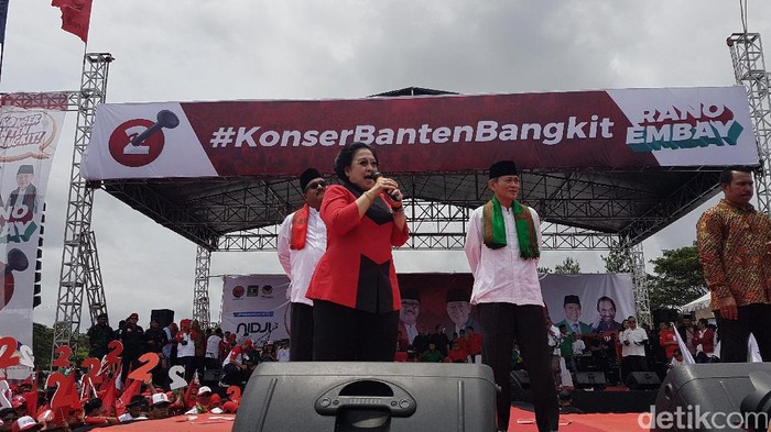 Megawati: Rano Karno-Embay Pasangan Komplet