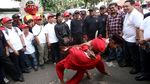 Cawagub Djarot Pantau Apel Siaga Relawan Kerja