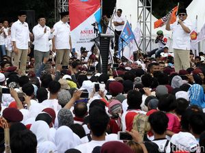 Prabowo Hadiri Kampanye Akbar Anies-Sandi