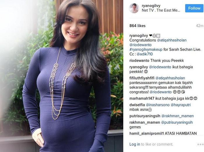 Atiqah Hamil 5 Bulan, Rio Dewanto Bahagia Banget