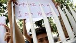 Pencari Suaka Demo di Kantor UNHCR