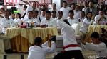 Aksi Pesilat di HUT Gerindra