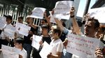 Pencari Suaka Demo di Kantor UNHCR