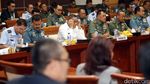 Menhan, Panglima TNI dan DPR Bahas Program Kerja