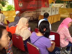KPU dan Polres Jaktim Gelar Simulasi Jelang Pencoblosan