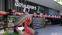 Foto: Singapore Zoo berada di kawasan Upper Seletar Reservoir. Memiliki luas 26 hektar, Singapore Zoo menampung 2.800 ekor hewan dari 300 spesies, di mana 26 persen di antaranya terancam punah (Andhika Prasetia/detikTravel)
