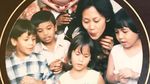 Foto Masa Kecil Pevita Pearce dan Kakaknya