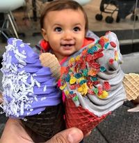 Nyam! <i/>Soft Ice Cream</i> yang Lembut Ini Terbuat dari Ubi Ungu