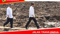 Salah satu infrastruktur yang digenjot pengerjaannya adalah jalan Trans Papua, yang menyambungkan Sorong di Papua Barat hingga Merauke di ujung Indonesia sepanjang 4.330,07 kilometer (km). Dok, Kementerian PUPR.