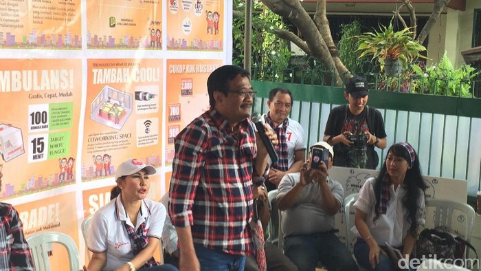 Djarot ke Warga Cilandak: 3 Calon Itu Baik, Pilih yang Terbaik