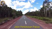 Tembus Gunung Dan Sungai Ini Penampakan Jalan Trans Papua