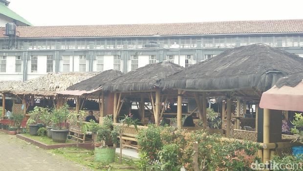 Penampakan saung di Lapas Sukamiskin