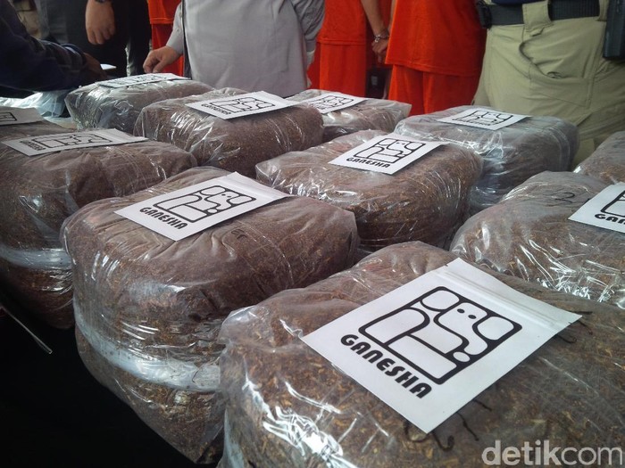 Polisi Buru Jaringan Pemasok Tembakau Ganesha di Bogor